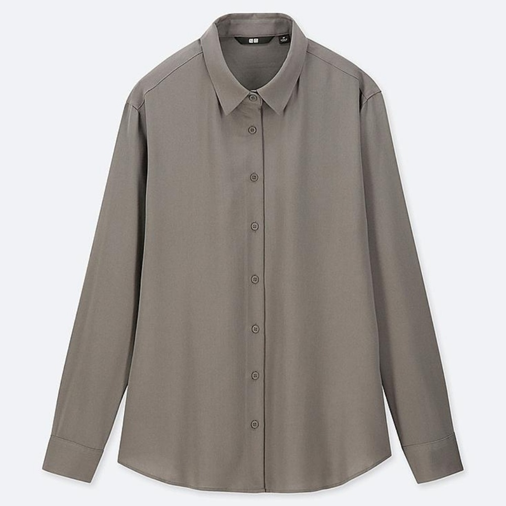 Olive Green Rayon Blouse